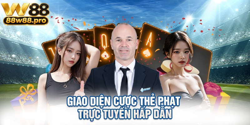 Giao diện cược thẻ phạt trực tuyến hấp dẫn