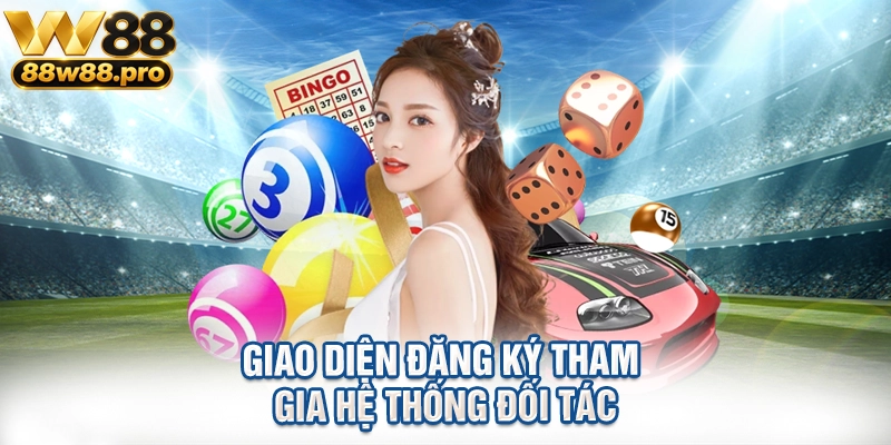 Giao diện đăng ký tham gia hệ thống đối tác