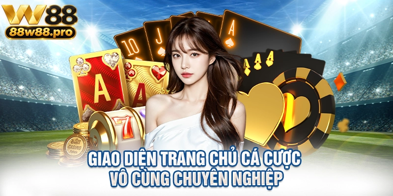 Giao diện trang chủ cá cược vô cùng chuyên nghiệp
