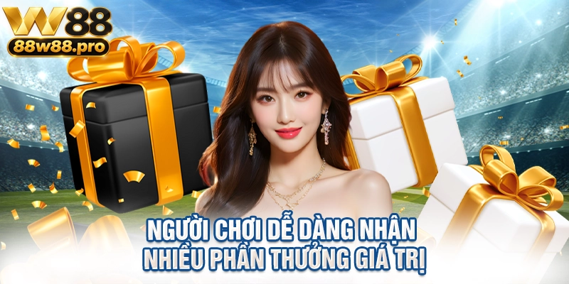 Khám Phá Các Chương Trình Khuyến Mãi w88 Siêu Hấp Dẫn 2 Người chơi dễ dàng nhận nhiều phần thưởng giá trị